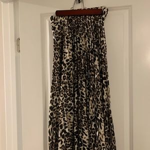 NWT Do + Be Leopard Midi Skirt